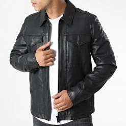 Meilleur prix 👍 Veste Zippée 5072759 Noir de BOSS 👍