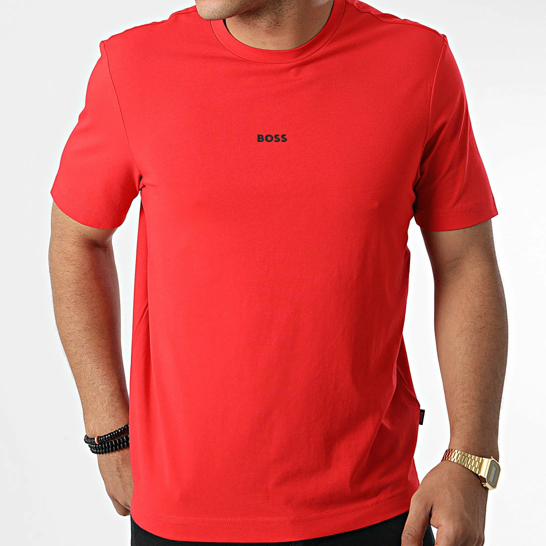 Vente flash 🤩 Tee 👕 Shirt 50473278 Rouge de BOSS 🛒 – Image 3