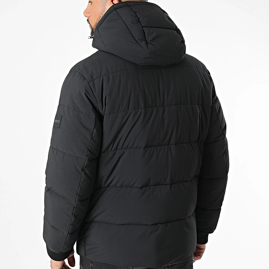 Vente flash ❤️ Doudoune Capuche 50478378 Noir de BOSS 😍 – Image 4