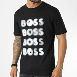 Sortie 👏 Tee 👕 Shirt Teetrury 2 50478776 Noir de BOSS ✨