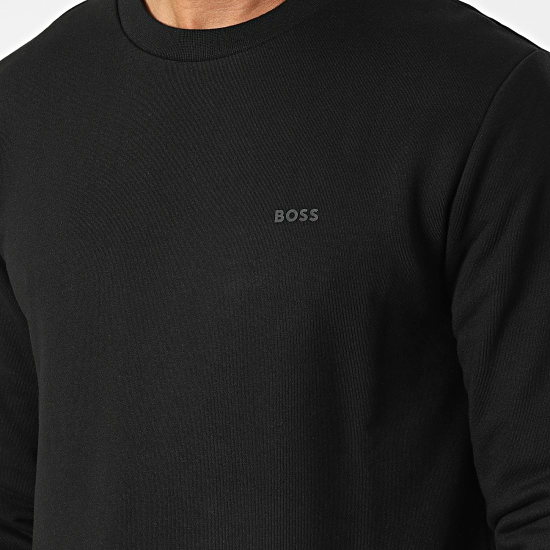 Nouveau 😉 Sweat Crewneck Stadler 92 50471981 Noir de BOSS 🤩 – Image 2