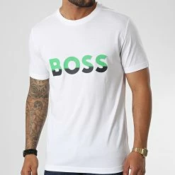 Vente flash 👏 Tee 👕 Shirt Tee 1 50477616 Blanc de BOSS 🌟