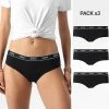 Acheter ✔️ Lot De 3 Culottes Femme 50469658 Noir de BOSS 💯