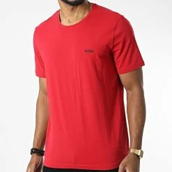 Coupon 😍 Tee 👕 Shirt Mix And Match 50469605 Rouge de BOSS 🛒