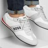 Coupon 🌟 Baskets Rusham Low Profile 50470180 Open White de BOSS ✔️