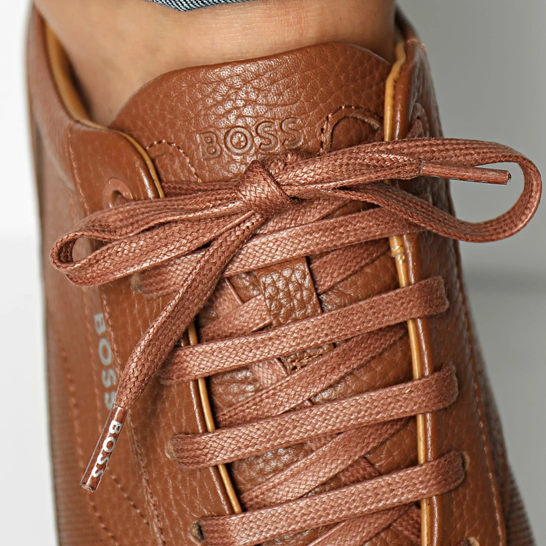 Acheter ✨ Baskets Saturn Low Profile 50470378 Medium Brown de BOSS 🤩 – Image 3