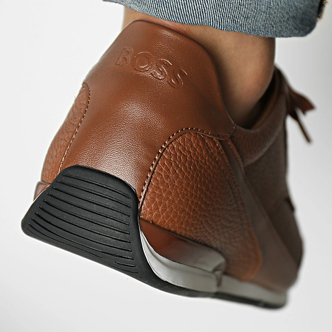Acheter ✨ Baskets Saturn Low Profile 50470378 Medium Brown de BOSS 🤩 – Image 4