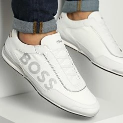 Meilleure affaire 🎁 Baskets Saturn Slon 50480087 White de BOSS 🧨