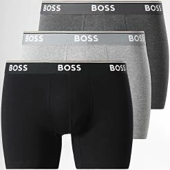 Top 10 ⌛ Lot De 3 Boxers 50475282 Noir Gris Chiné de BOSS ⌛