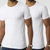 Promo 🌟 Lot De 2 Tee 👕 Shirts 50475276 Blanc de BOSS 😀