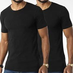 Tout neuf ✨ Lot De 2 Tee 👚 Shirts 50475276 Noir de BOSS 🎉