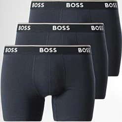 Meilleure vente 😀 Lot De 3 Boxers 50475282 Noir de BOSS 🤩