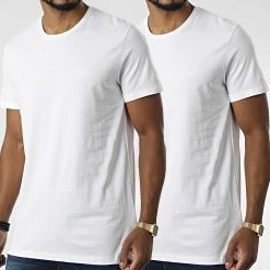 Top 10 ⌛ Lot De 2 Tee 👚 Shirts 50475294 Blanc de BOSS 🛒