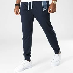 Grosses soldes 🔥 Pantalon Jogging Authentic 50480550 Bleu Marine de BOSS 🔥