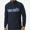 Nouveau ✨ Veste Zippée Authentic 50480553 Bleu Marine de BOSS 🎁