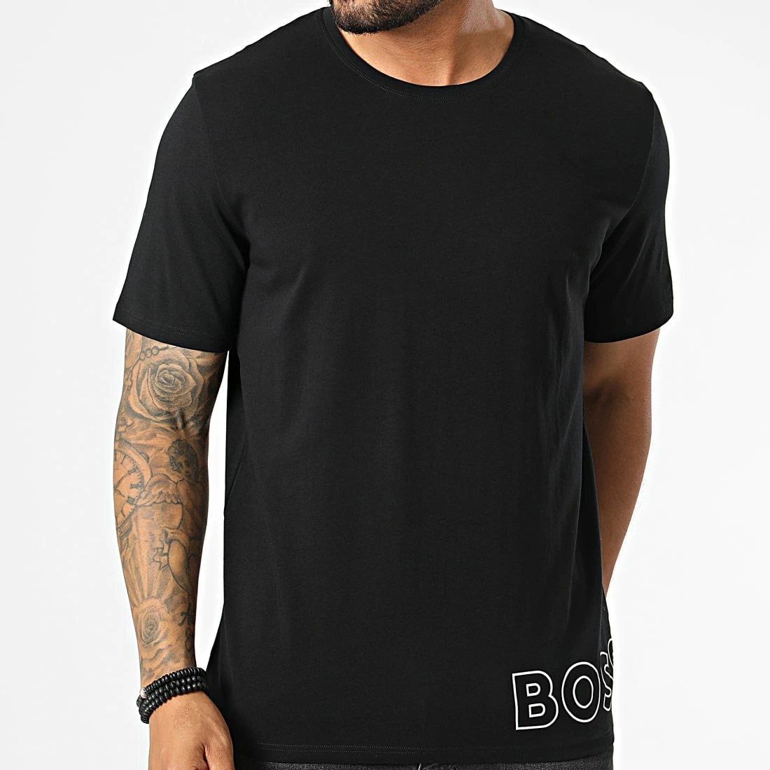 Tout neuf ❤️ Tee 👕 Shirt Identity 50472750 Noir de BOSS 😉 – Image 3