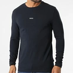 Les meilleures critiques de 🔔 Tee 👕 Shirt Manches Longues Chark 50473286 Bleu Marine de BOSS 🔥