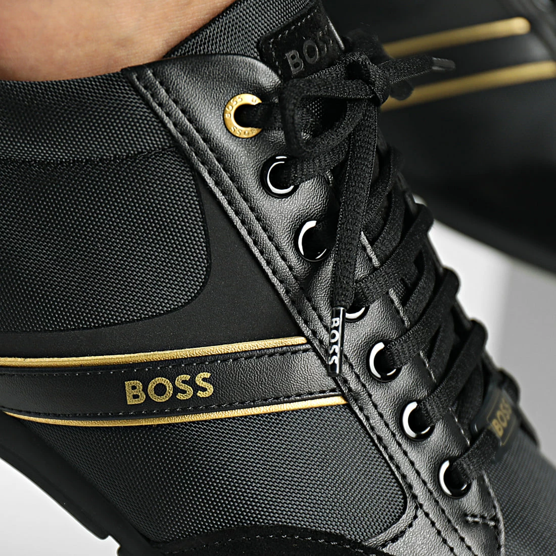 Offres 😀 Baskets Saturn Low Profile 50471235 Black de BOSS 🌟 – Image 2