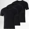 Remise 🔔 Lot De 3 Tee 👕 Shirts Colv V Classic 50475285 Noir de BOSS 😍