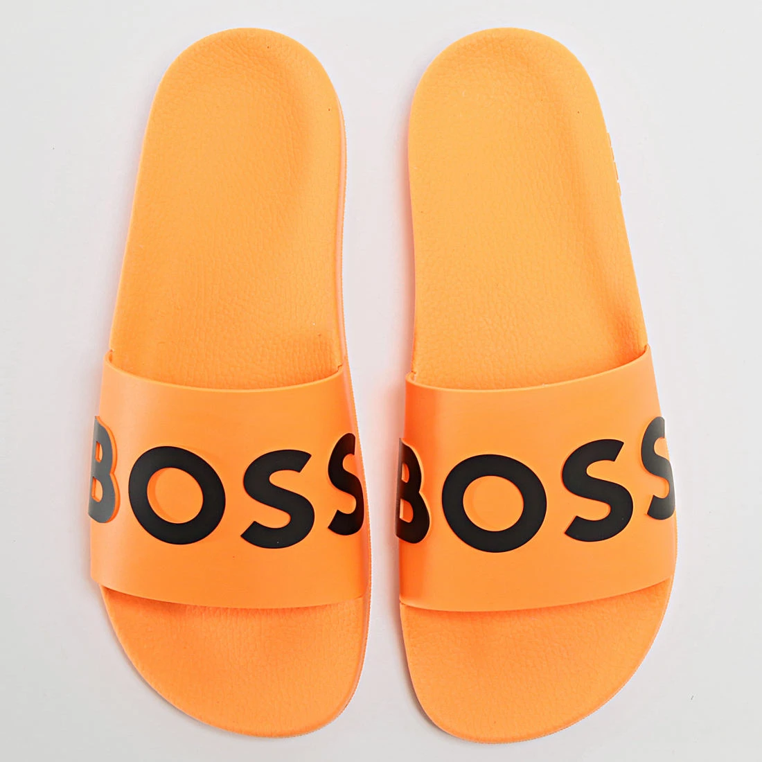 Nouveau 💯 Claquettes Bay Slide 50471271 Open Orange de BOSS 🎁 – Image 4