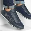 Grosses soldes 👏 Baskets Saturn Slon 50480087 Dark Blue de BOSS 🌟
