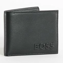 Le moins cher ❤️ Portefeuille Byron 50479670 Noir de BOSS ❤️