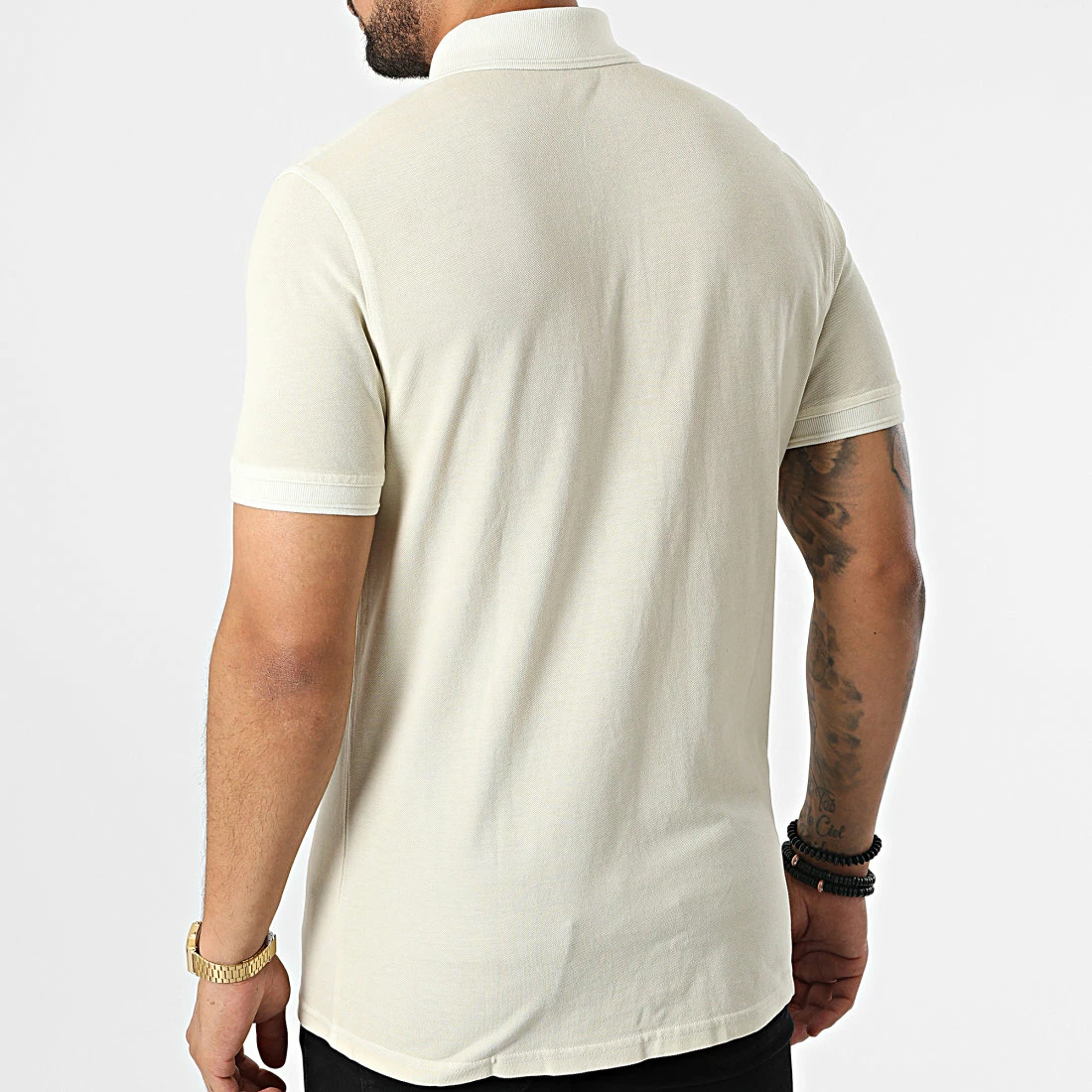 Sortie 🧨 Polo Manches Courtes 50468576 Beige de BOSS 🔔 – Image 4