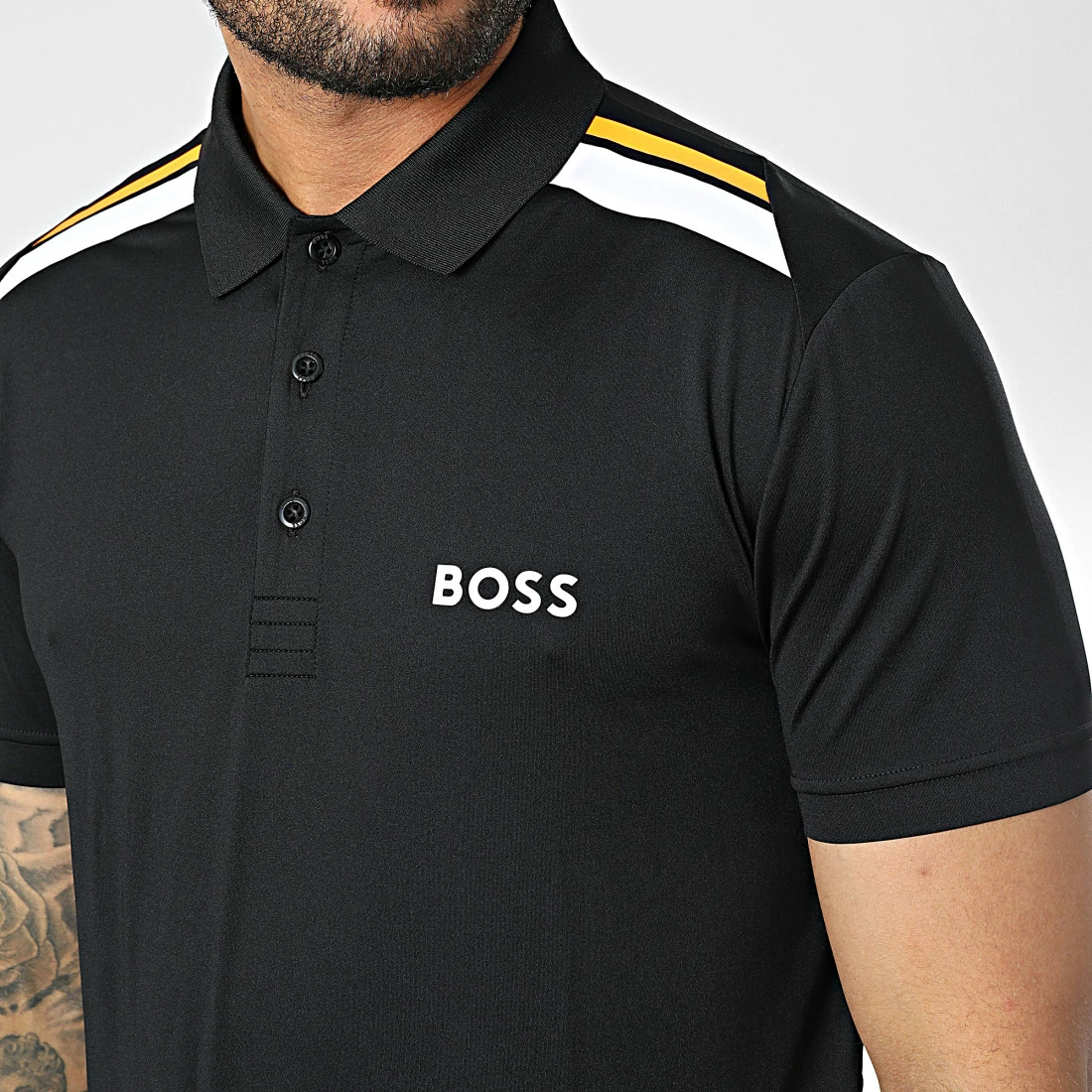 Tout neuf ✨ Polo Manches Courtes Active 50478561 Noir de BOSS 🌟 – Image 2