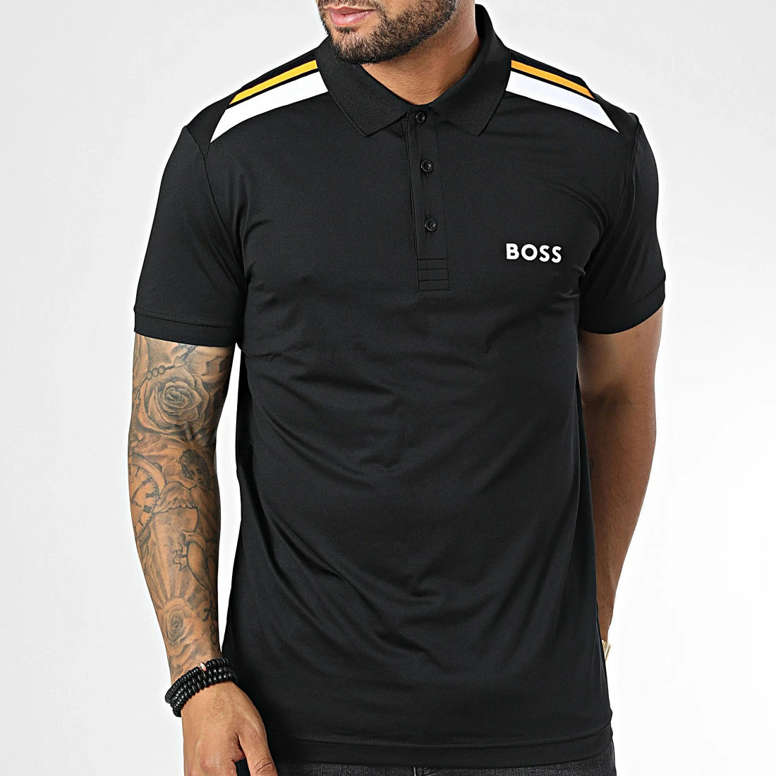 Tout neuf ✨ Polo Manches Courtes Active 50478561 Noir de BOSS 🌟 – Image 3