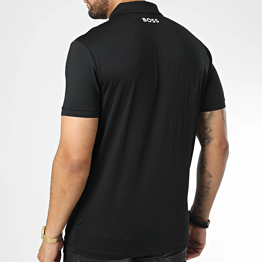 Tout neuf ✨ Polo Manches Courtes Active 50478561 Noir de BOSS 🌟 – Image 4