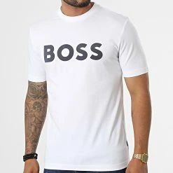 Vente flash 💯 Tee 👚 Shirt Tiburt 318 50477303 Blanc de BOSS 🎁