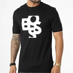 Les meilleures critiques de 🛒 Tee 👕 Shirt Tiburt 309 50476793 Noir de BOSS ✨