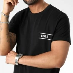Nouveau 💯 Tee 👕 Shirt RN 24 50479074 Noir de BOSS 🛒
