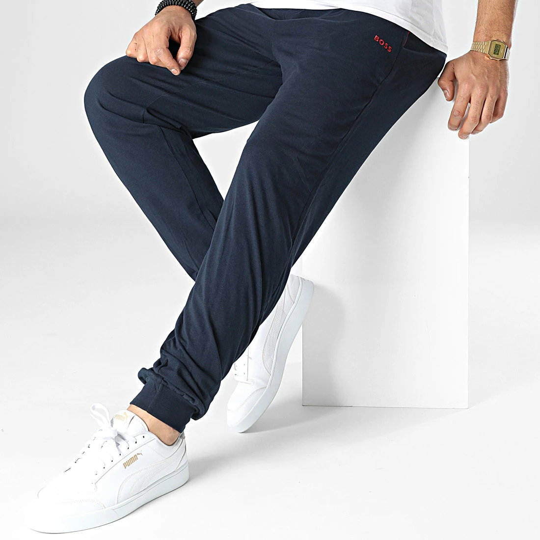 Bon marché ⌛ Pantalon Jogging 50473000 Noir de BOSS ✨ – Image 3