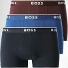 Nouveau ✔️ Lot De 3 Boxers 50479114 Bleu Marine Bordeaux de BOSS 😉