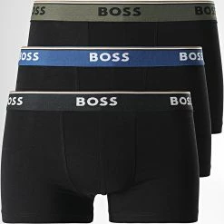 Budget 😀 Lot De 3 Boxers 50479114 Noir de BOSS 😀