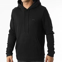 Sortie 😉 Sweat Capuche Soody Curved 50471849 Noir de BOSS 🔔