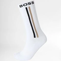 Vente flash 🔔 Paire De Chaussettes 50478436 Blanc de BOSS 🧨