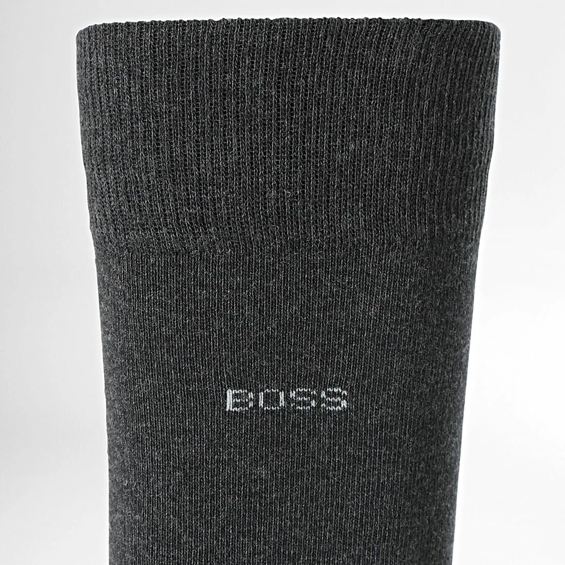 Bon marché 🤩 Lot De 2 Paires De Chaussettes 50467709 Noir Gris Anthracite Chiné de BOSS 🎉 – Image 4