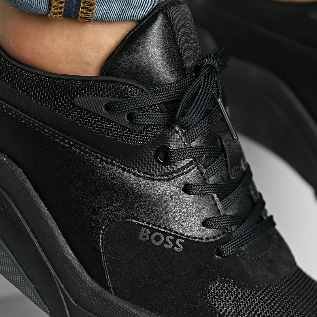 Le moins cher 🛒 Baskets Parkour Runner 50475450 Black de BOSS 🔔 – Image 2