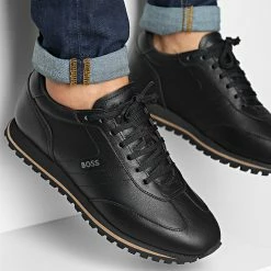 Acheter 💯 Baskets Parkour Runner 50480144 Black de BOSS 😀