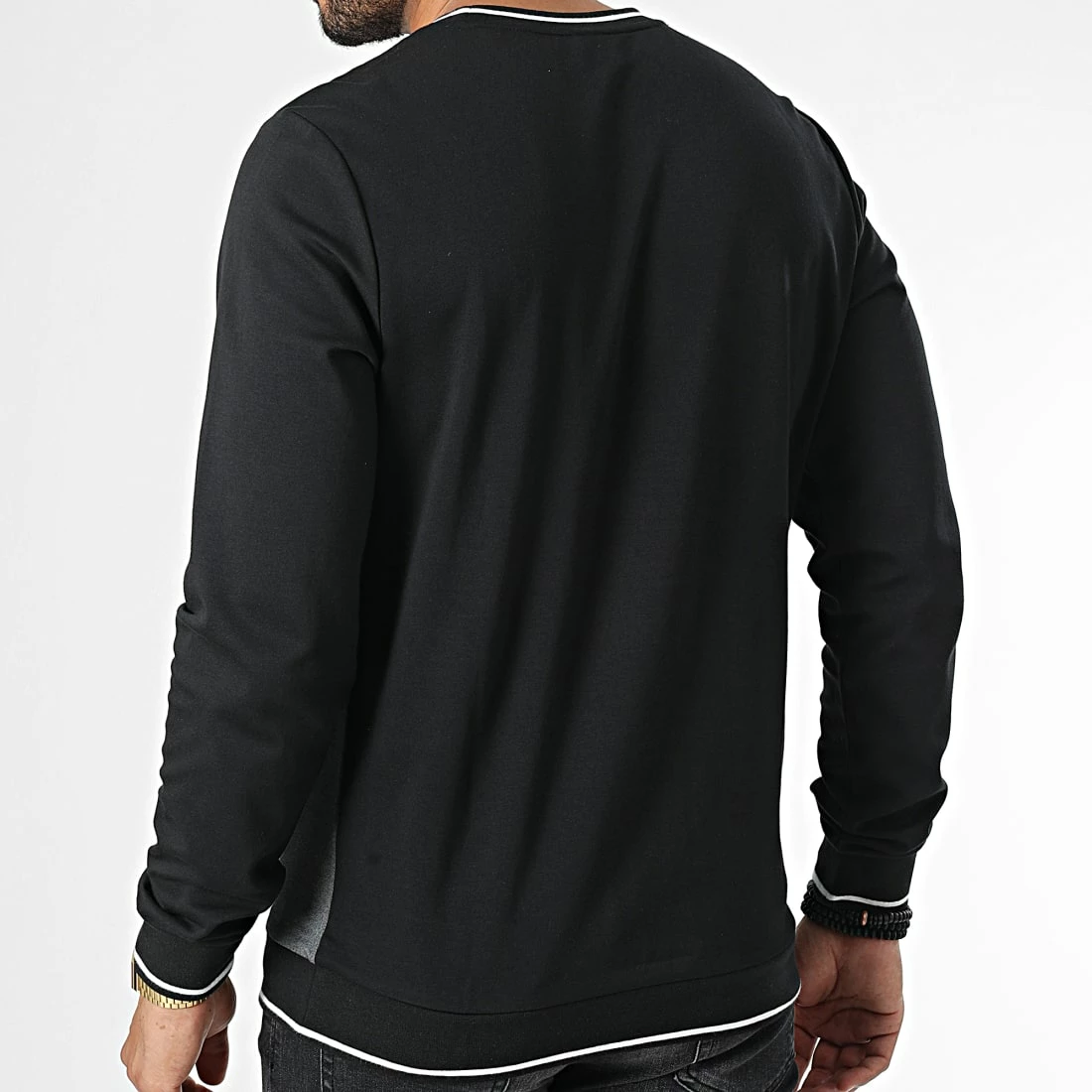 Meilleure affaire 🎉 Sweat Crewneck 50480555 Gris Anthracite Noir de BOSS 👍 – Image 4