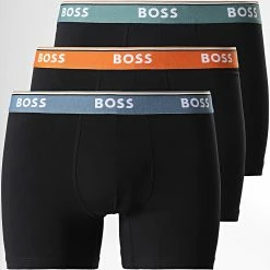 Meilleur prix 😀 Lot De 3 Boxers 50479121 Noir de BOSS 🧨