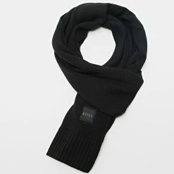Coupon 🤩 Echarpe Kaio 50476461 Noir de BOSS 🌟