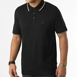 Les meilleures critiques de 🛒 Polo Manches Courtes 50477299 Noir de BOSS 💯