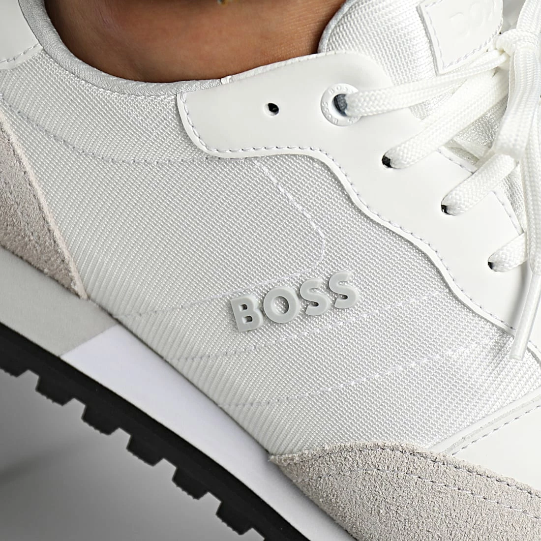 Sortie ✔️ Baskets Parkour Runner 50470152 White de BOSS 😉 – Image 2