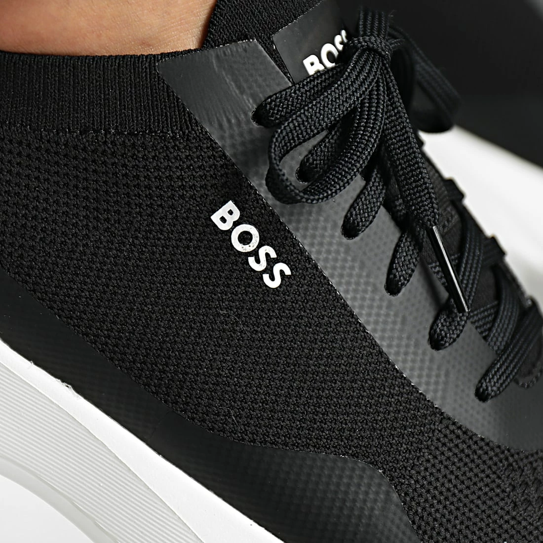 Coupon ✨ Baskets Dean Runner 50480810 Black de BOSS 🎉 – Image 2