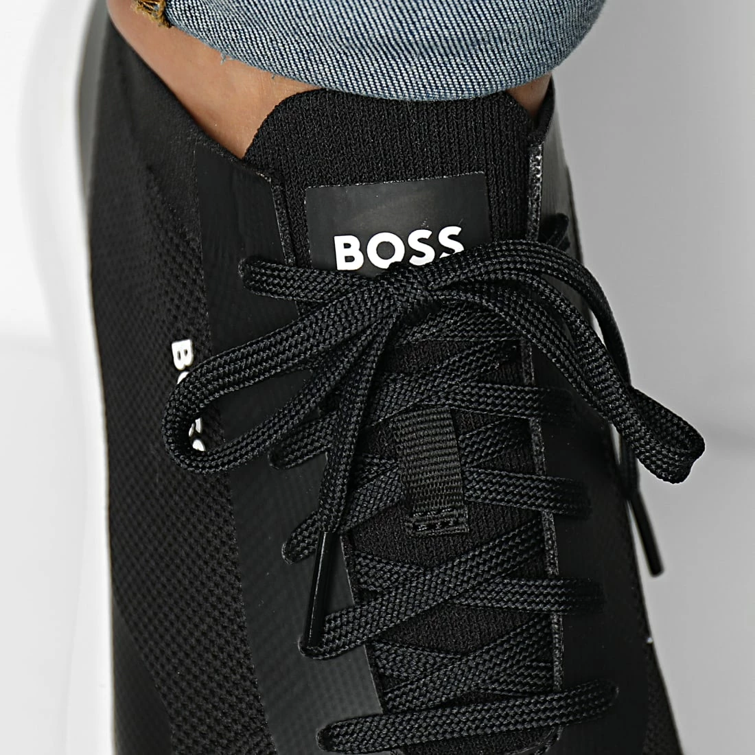 Coupon ✨ Baskets Dean Runner 50480810 Black de BOSS 🎉 – Image 3