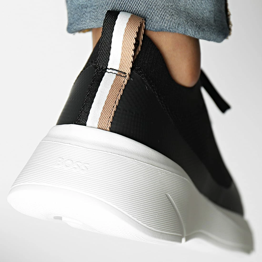 Coupon ✨ Baskets Dean Runner 50480810 Black de BOSS 🎉 – Image 4