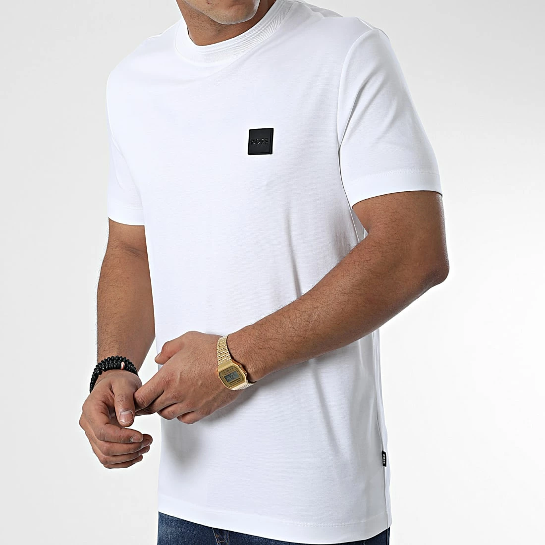 Meilleure vente 🎉 Tee 👚 Shirt Tiburt 50467101 Blanc de BOSS ❤️ – Image 3